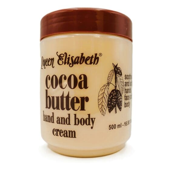 QUEEN ELISABETH 6 CREME AU BEURRE DE CACAO 500 ML