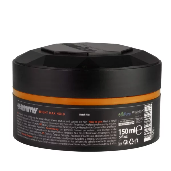 Gummy Fonex Cire Coiffante - Wax Brıght Fınısh - 150 ml – Image 3